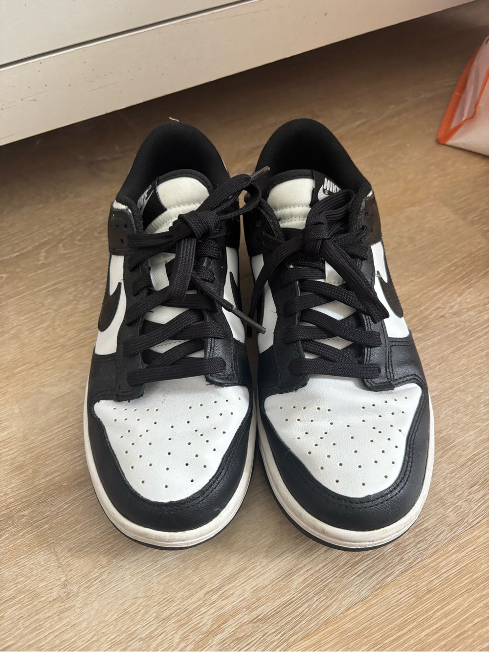 Nike Black and White Low-Top Sneakers